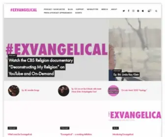 Exvangelicalpodcast.com(Coming to terms with a messed up subculture) Screenshot