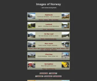 Exviking.net(Images of Norway (and some boring facts)) Screenshot