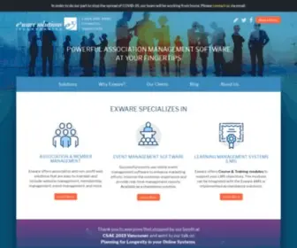 Exware.com(Association Management Software) Screenshot