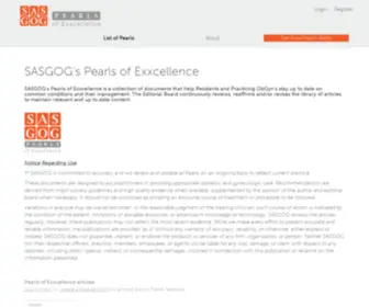 Exxcellence.org(SASGOG Pearls of Exxcellence) Screenshot