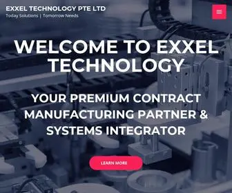 Exxeltech.com(Exxel Technology Pte Ltd) Screenshot