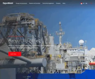 Exxonmobil.co.id(ExxonMobil Indonesia) Screenshot