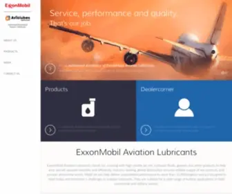 Exxonmobildistributor.com(Aviolubes, the European Authorized distributor of ExxonMobil Aviation Lubricants) Screenshot