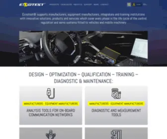 Exxotest.com(électronique) Screenshot