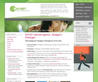 Exyst.de(Internet agentur) Screenshot