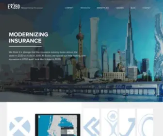 Exzeo.com(Modernize insurance) Screenshot