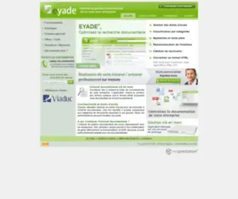 Eyade.com(Intranet et extranet d'entreprise) Screenshot