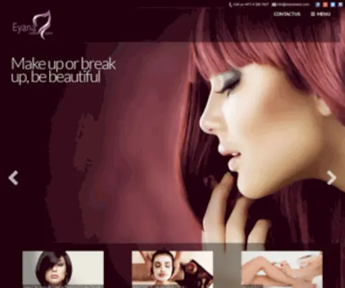 Eyanasalon.com(Eyana Ladies Salon) Screenshot