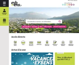 Eybens.fr(Site de la ville d'Eybens) Screenshot