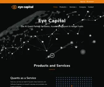 Eye-Capital.com(Creating new pathways) Screenshot