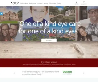 Eye-Dealvision.com(Eye-Deal Vision) Screenshot