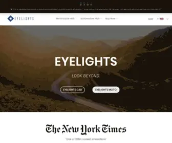 Eye-Lights.com(EyeLights est spécialisée dans les technologies de réalité augmentée. Découvrez EyeLights) Screenshot