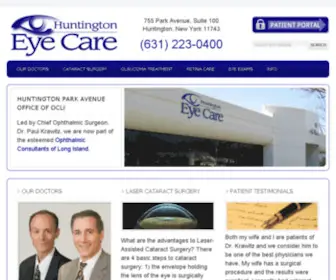 Eye-Surgeons.net(Huntington Eye Care Associates) Screenshot