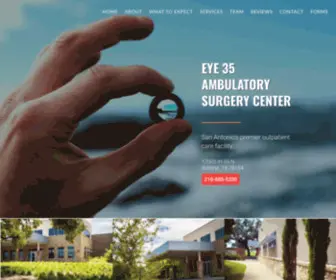 Eye35ASC.com(Eye 35 Ambulatory Surgery Center) Screenshot