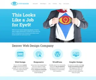 Eye9Design.com(Denver Web Design & Internet Marketing Company) Screenshot