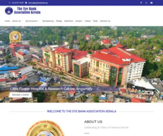 Eyebankkerala.org(The Eye Bank Association Kerala) Screenshot