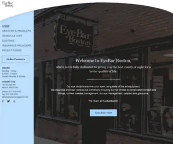 Eyebarboston.com(Optometrist in Downtown Boston) Screenshot