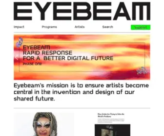 Eyebeam.org(Home) Screenshot