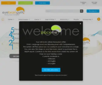 Eyebraingym.com(Training Visual Intelligence) Screenshot