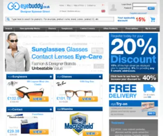 Eyebuddy.co.uk(Designer glasses direct) Screenshot