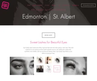 Eyecandylashextensions.com(Lash Extensions Edmonton & St) Screenshot