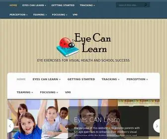 Eyecanlearn.com(Eye Can Learn) Screenshot