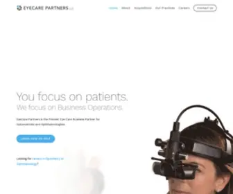 Eyecare-Partners.com(EyeCare Partners is the nation's leading medically) Screenshot