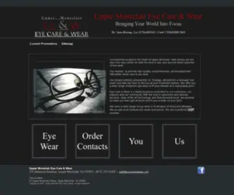Eyecareandwear.com(Eye Care & Wear) Screenshot