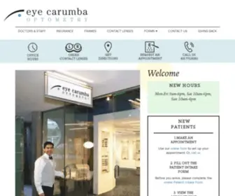 Eyecarumba.com(Eye Carumba Optometry (en) Screenshot