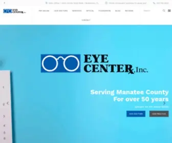 Eyecenterinc.com(Eye Center) Screenshot