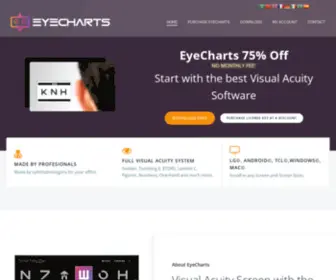 Eyecharts.org(Visual Acuity Snellen ETDRS) Screenshot