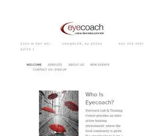 Eyecoachlab.com(Eyecoach Lab & Training Center) Screenshot