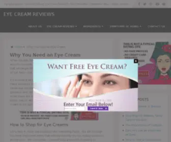 Eyecreams.com(Eyecreams) Screenshot