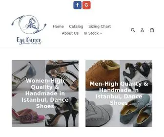 Eyedanceshoes.com(Eye Dance Custom Handmade Dancing Shoes) Screenshot