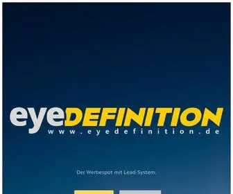 Eyedefinition.de(Marketing für Optiker) Screenshot