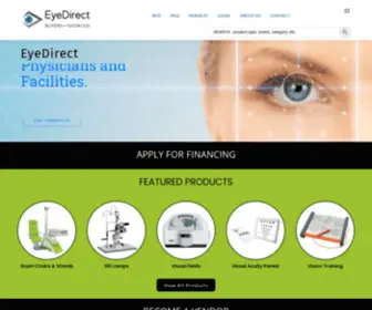 Eyedirect.com(Buy & Sell Ophthalmic Equipment) Screenshot