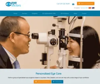 Eyedoctors.co.nz(The Cataract Experts) Screenshot