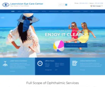 Eyedoctorsite.com( Laser Vision Eye Care Center ) Screenshot