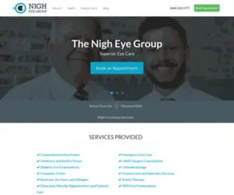 Eyeexamtoday.com(The Nigh Eye Group) Screenshot