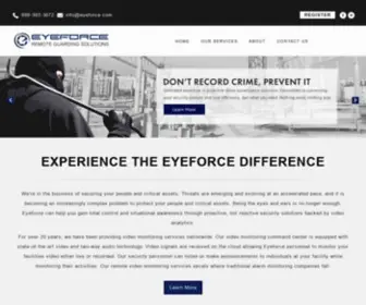 Eyeforce.com(Eyeforce Remote Guarding Solutions) Screenshot