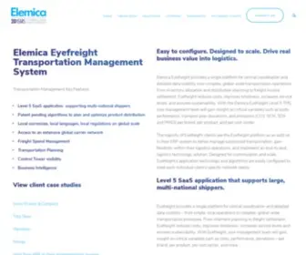 Eyefreight.com(Elemica Eyefreight Transportation Management System) Screenshot