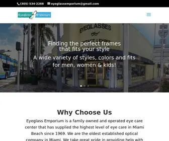 Eyeglassemporiummiami.com(Eye Glass Emporium) Screenshot