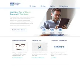 Eyeglassguide.com(EyeGlass Guide) Screenshot