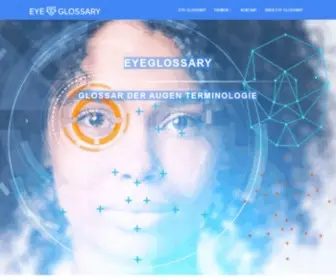 Eyeglossary.net(Glossar der Augen Terminologie) Screenshot