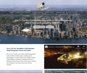 Eyeinsky.ca(Eye in the Sky Aerial Photography Toronto) Screenshot