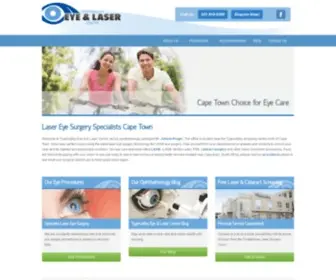 Eyelaserclinic.co.za(Laser Eye Surgery Cape Town) Screenshot