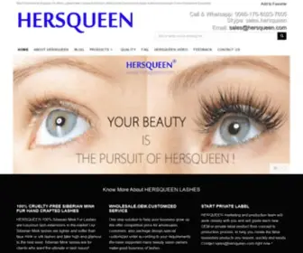 Eyelashextensionsfactory.com(HERSQUEEN LASHES) Screenshot