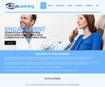 Eyelearning.net(Online Ophthalmic Assistant and Receptionist Courses) Screenshot