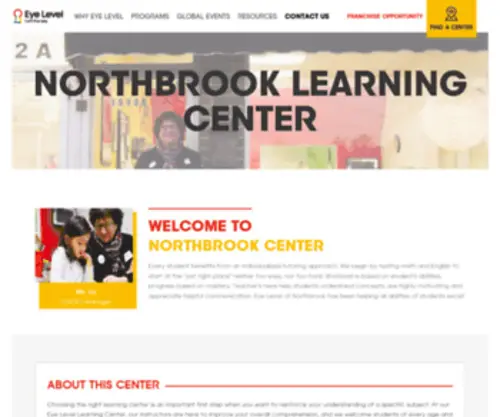 Eyelevelnorthbrook.com(Best Math and English Tutoring in Northbrook) Screenshot