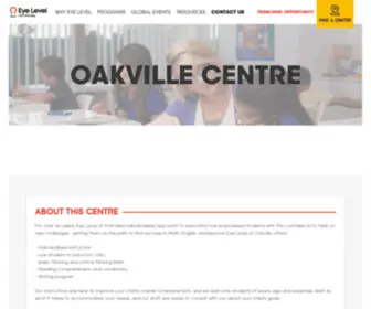 Eyeleveloakville.com(Eye Level Learning Centre Oakville) Screenshot